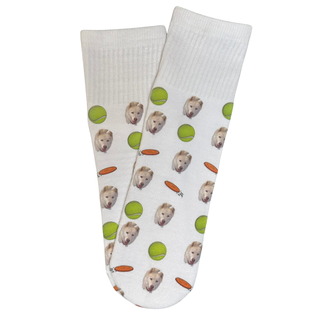 Custom Socks! - Dogs, Balls & Frisbee's