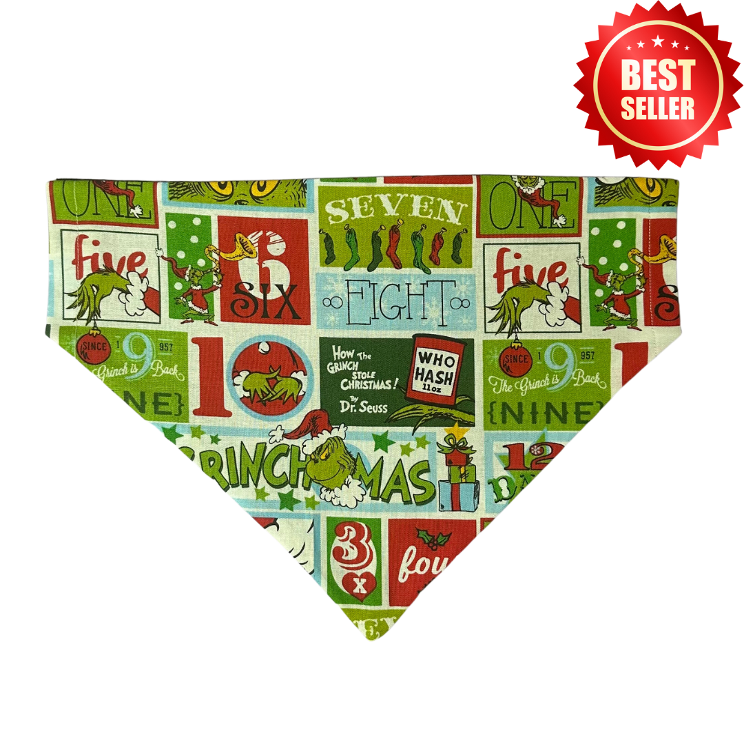 GRINCHMAS Dog Bandanas