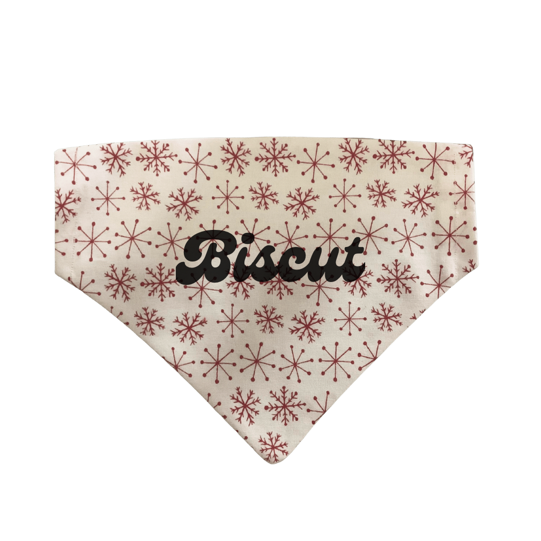 Snowflake Christmas Bandana